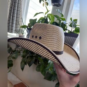 Twister Woven Black and Tan Youth Hat